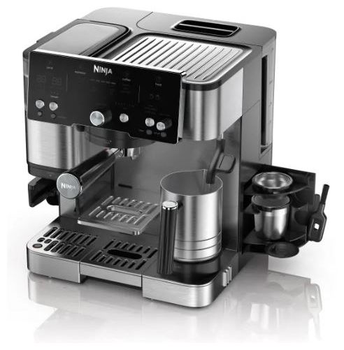 Siebträger Kaffeemaschine 9 bar 1650 W  ES501EU (Schwarz, Edelstahl) 