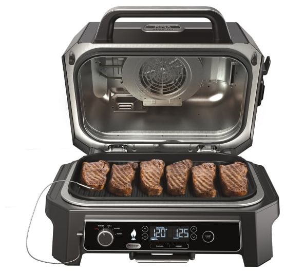 1 Zone(n) 1700 W  OG850EU Woodfire Pro XL Outdoor Grill und Smoker (Schwarz, Grau) 