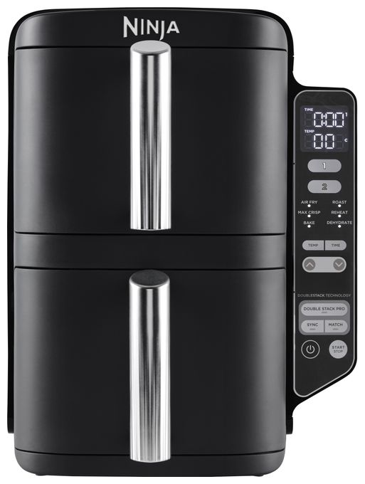 Doppel Low Fat Fritteuse 7,6 l 2470 W  SL300EU (Schwarz) 