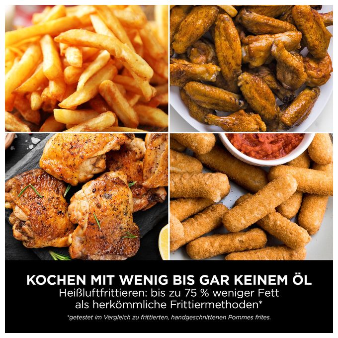 Doppel Heißluftfritteuse 9,5 l 2470 W  SL400EU XL (Weiß) 