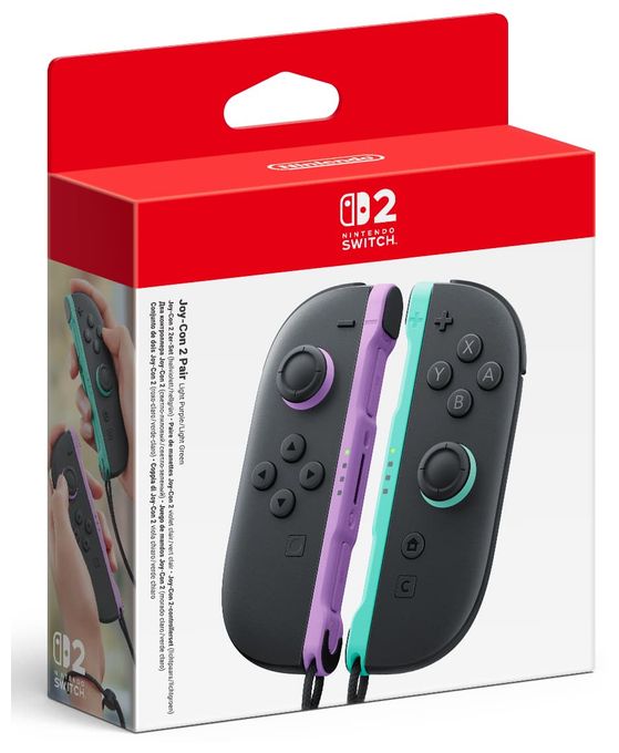 Analog / Digital Gamepad für Nintendo Switch 2 (Schwarz, Hellgrün, Violett) Joy-Con 2 