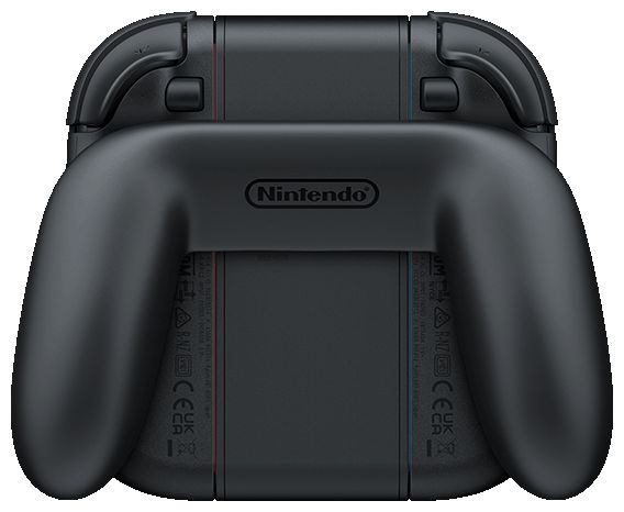 Steuerungsgrip Nintendo Switch 2 Joy-Con 2 (Schwarz, Transparent) Joy-Con 2 Aufladehalterung 