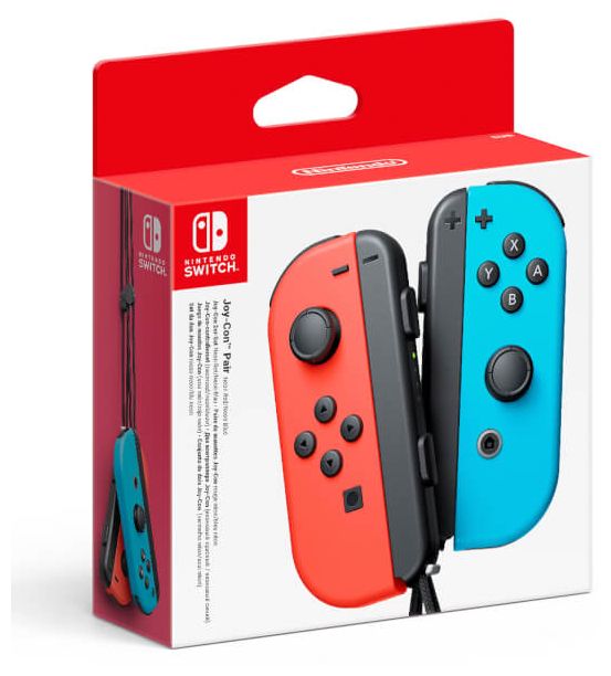 Analog / Digital Gamepad für Nintendo Switch  Joy Con 2er Set (Blau, Rot) 