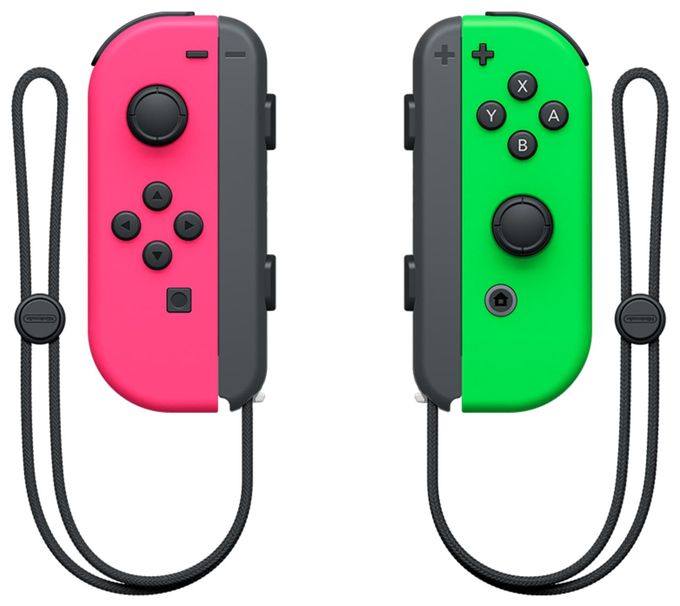 Analog / Digital Gamepad für Nintendo Switch 2 (Schwarz, Pink, Hellgrün) Joy-Con 2er Set 