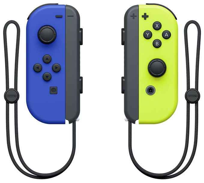 Digital Gamepad für Nintendo Switch, Nintendo Switch OLED  Joy-Con 2er Set (Blau, Gelb) 