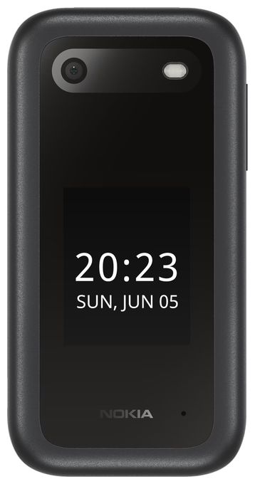 2660 Flip 4G Smartphone 7,11 cm (2.8 Zoll) 0,128 GB 0,3 MP Dual Sim (Schwarz) 