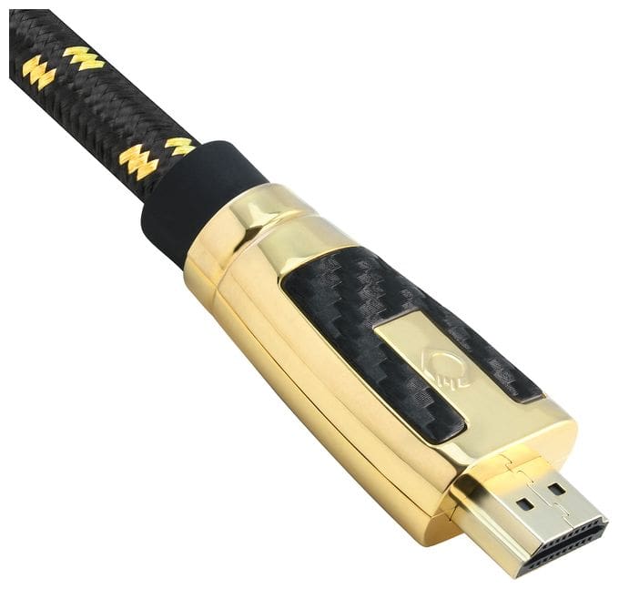48 Gbit/s Stecker Gerade HDMI auf HDMI Typ A (Standard) 7,5 m  Carb Connect Ultra (Schwarz, Gold) 