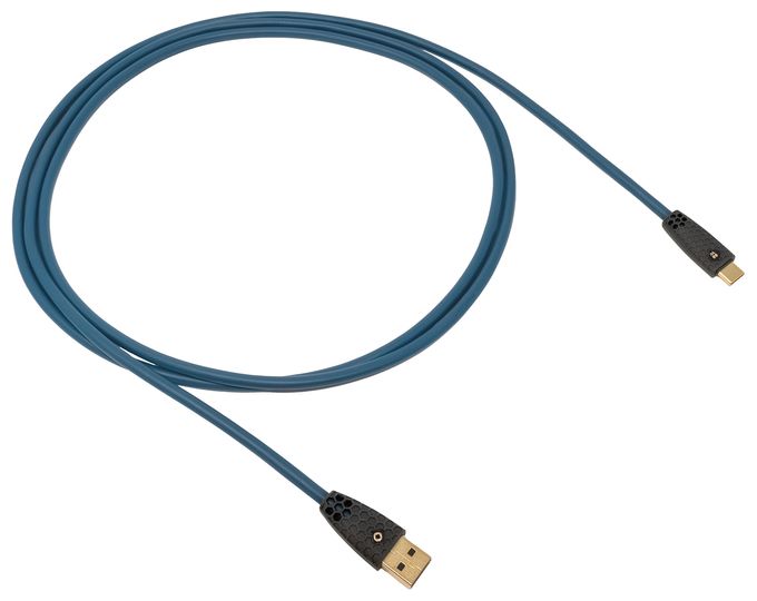 10 Gbit/s Stecker USB A auf USB C 3 m  D1C9563 (Blau, Schwarz) 