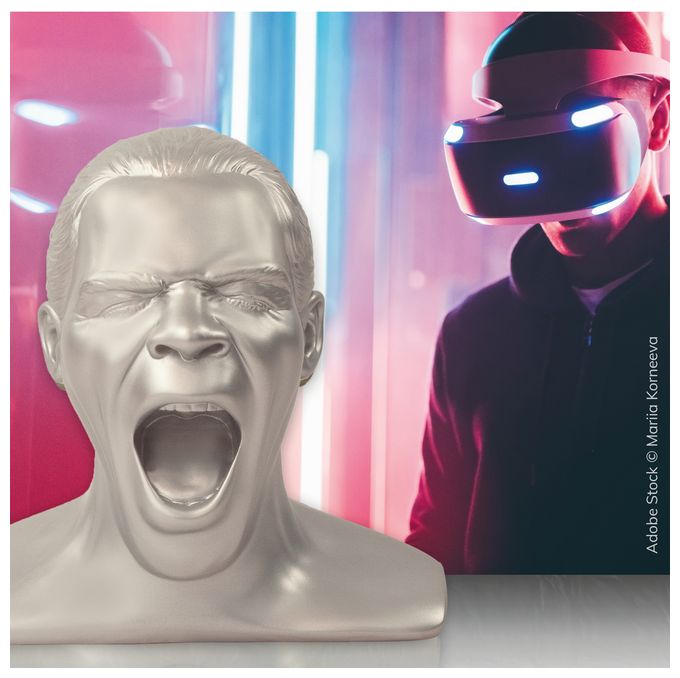 Kopfhörer-Halterung  Kopfhörerständer Scream Unlimited Plus (Silber) 