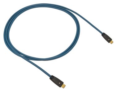 0,48 Gbit/s Stecker Rundkabel USB C auf USB C bis 240 W 2 m  USB Flex Charge CC (Blau, Schwarz) 