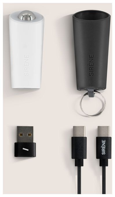  Sirène Intelligenter Taschenalarm (Weiß) 