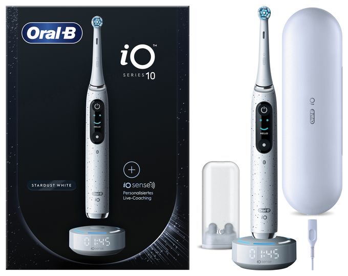 Rotierende-vibrierende Zahnbürste für Erwachsene  iO Series 10 (Weiß) 