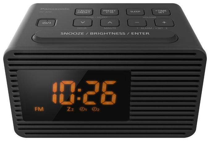 FM Radio Uhr  RC-800EG-K (Schwarz) 