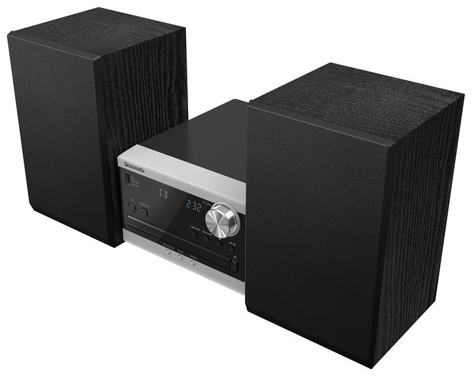 Heim-Audio-Mikrosystem DAB+, FM 20 W Bluetooth  SC-PM272 (Silber) 