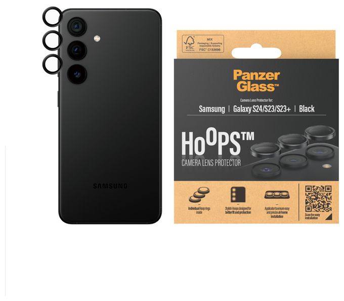 Klare Bildschirmschutzfolie gehärtetes Glas für  Samsung Samsung - Galaxy S24 Kratzresistent, Schockresistent 1207 
