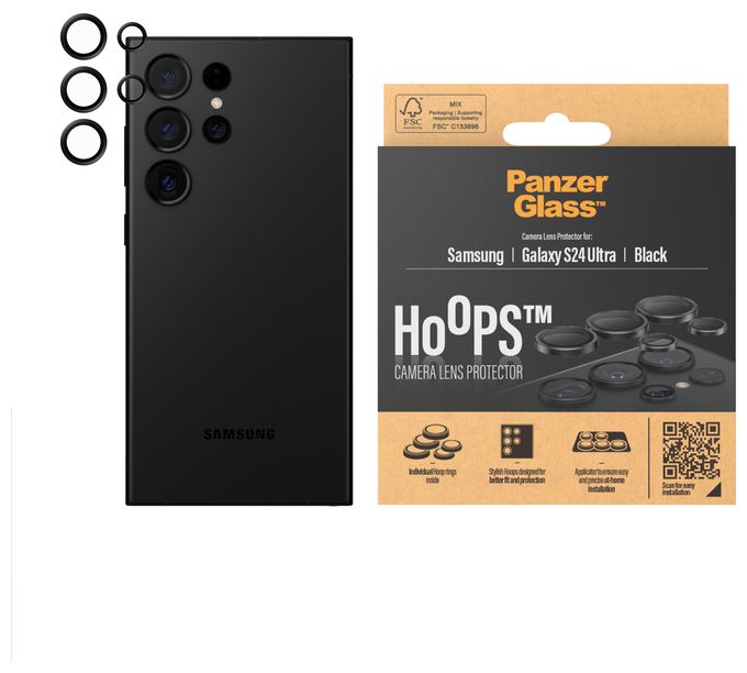 Klare Bildschirmschutzfolie gehärtetes Glas für  Samsung Samsung - Galaxy S24 Ultra Kratzresistent, Schockresistent 1209 