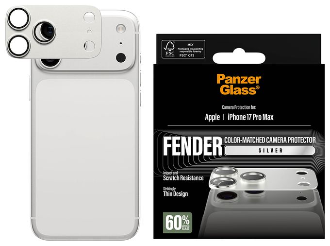 Klare Bildschirmschutzfolie Silikon für  Apple Apple - iPhone 17 Pro Max Kratzresistent, Schockresistent 12980 Fender Kameraschutz 