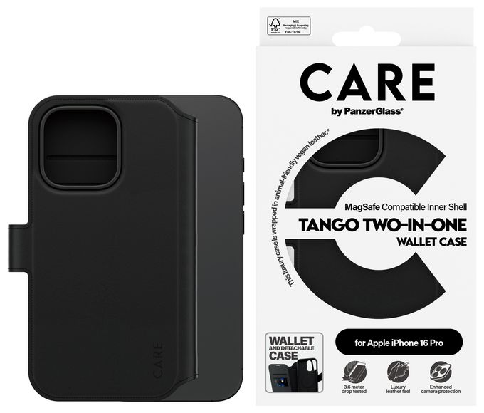 Cover für Apple Apple - iPhone 16 Pro  1330 Care Case (Schwarz) 