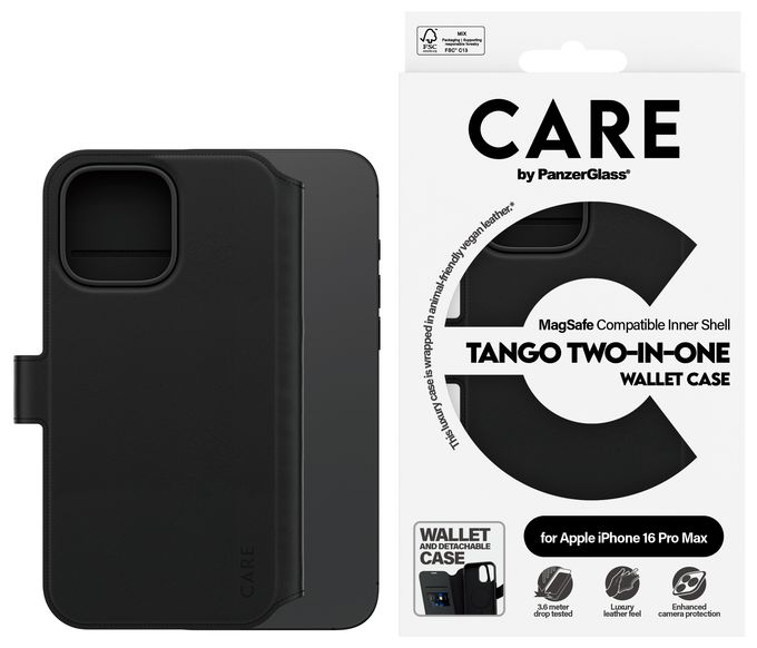 Cover für Apple Apple - iPhone 16 Pro Max  1332 Care Case (Schwarz) 