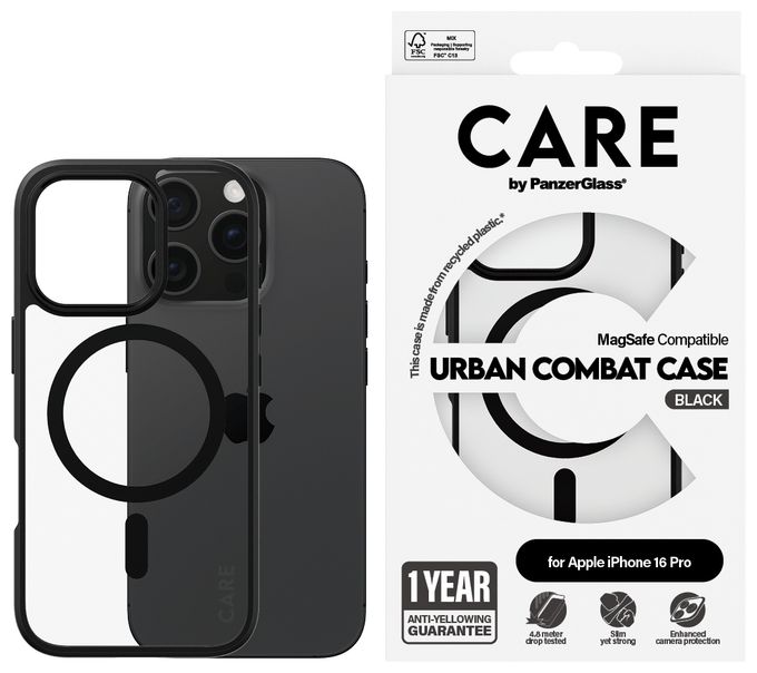 Cover für Apple Apple - iPhone 16 Pro  1358 Flagship Case (Schwarz) 