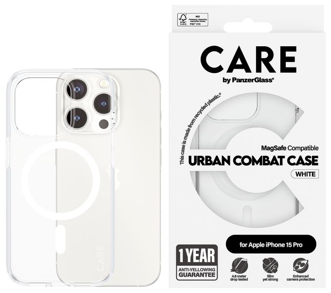 Cover für Apple Apple - iPhone 15 Pro  1418 Flagship Case (Transparent) 