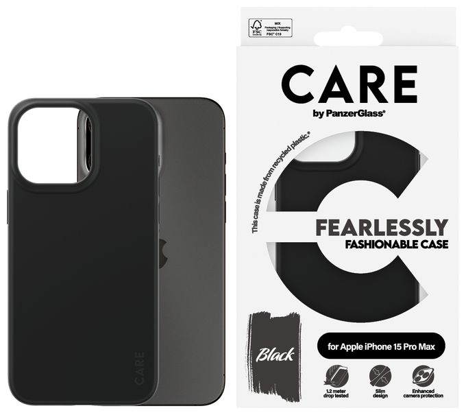 Cover für Apple Apple - iPhone 15 Pro Max  1432 Fashionable Case (Schwarz) 