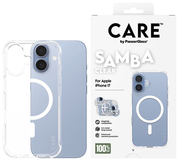 Cover für Apple Apple - iPhone 17  22326 Care Case Samba (Transparent) 