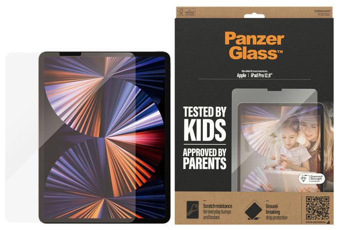 Klare Bildschirmschutzfolie Gehärtetes Glas, Polyethylenterephthalat, Silikon für  Apple Apple - iPad Pro 12.9″ Kratzresistent, Schockresistent, Antibakteriell 2656 