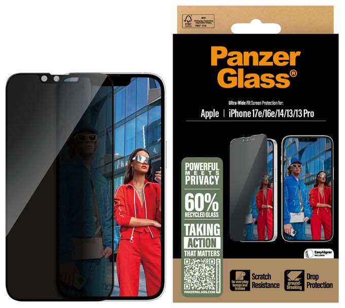 Klare Bildschirmschutzfolie Gehärtetes Glas, Polyethylenterephthalat, Silikon für  Apple Apple - iPhone 13, Apple - iPhone 13 Pro, Apple - iPhone 14, Apple - iPhone 16e Kratzresistent, Schockresistent 29845 