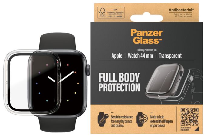 3643 Displayschutz Klare Bildschirmschutzfolie gehärtetes Glas für Apple - Watch 