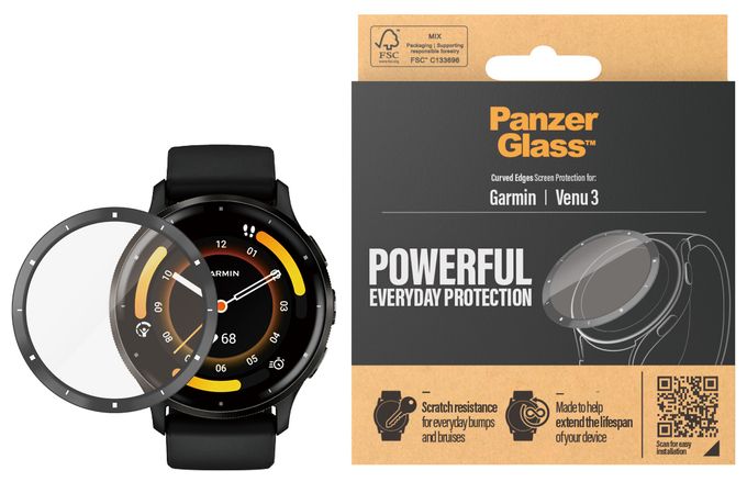 Klare Bildschirmschutzfolie Polyethylenterephthalat, Silikon für  Garmin Garmin - Venu 3 Kratzresistent, Schockresistent, Antibakteriell 3699 Displayschutz 