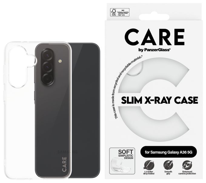 Cover für Samsung Samsung - Galaxy A36 5G  38083 Care Case Cover (Transparent) 