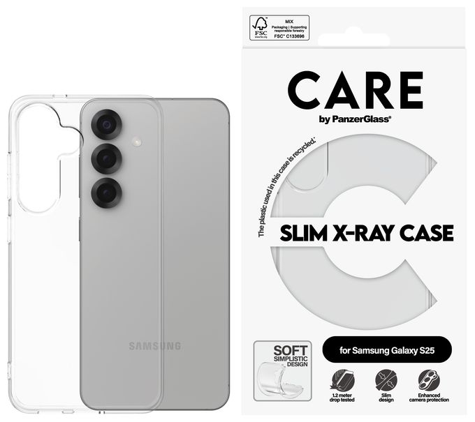 Cover für Samsung Samsung - Galaxy S25  38388 Fashionable Case (Transparent) 