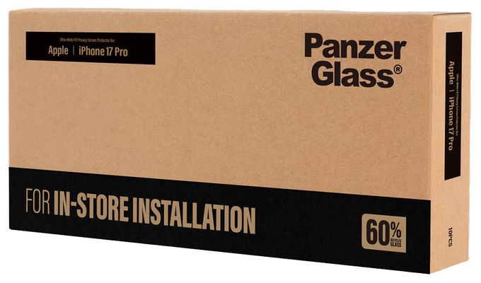 Klare Bildschirmschutzfolie Polyethylenterephthalat, Silikon Apple - iPhone 17 Pro Kratzresistent, Schockresistent 72627 