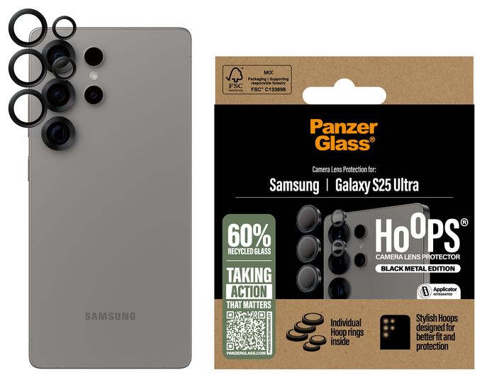 Klare Bildschirmschutzfolie Gehärtetes Glas, Silikon für  Samsung Samsung - Galaxy S25 Ultra Kratzresistent, Schockresistent Ceramic Hoops 