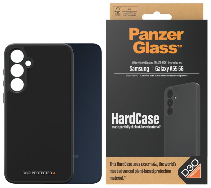 Cover für Samsung Samsung - Galaxy A55 5G  HardCase (Schwarz) 