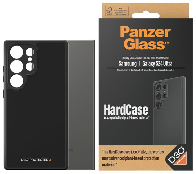 Cover für Samsung Samsung - Galaxy S24 Ultra  HardCase (Schwarz) 