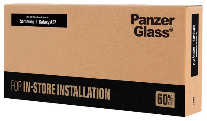 PanzerGlass® Displayschutz Samsung Galaxy A57 5G | Ultra-Wide Fit für FASTFIT Installationsmaschine | 10 pcs 