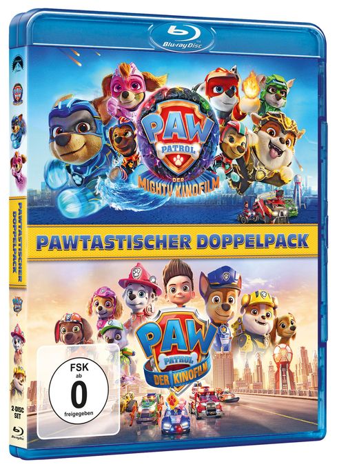 PAW Patrol: Der Mighty Kinofilm & PAW Patrol: Der Kinofilm (Blu-Ray) 