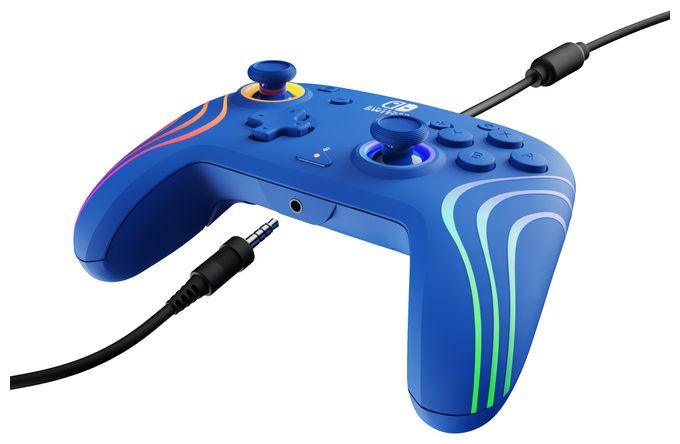 Analog / Digital Gamepad für Nintendo Switch, Nintendo Switch OLED  Afterglow Wave (Blau) 