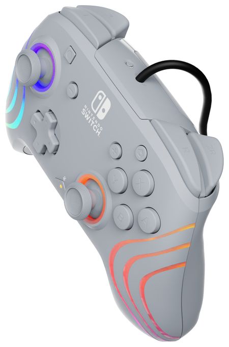 Analog / Digital Gamepad für Nintendo Switch, Nintendo Switch OLED  Afterglow Wave (Grau) 