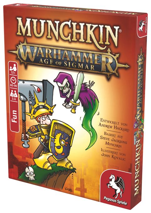 Kartenspiel bis zu 6 Spielern ab 12 Jahr(e) 17020G Munchkin Warhammer Age of Sigmar 