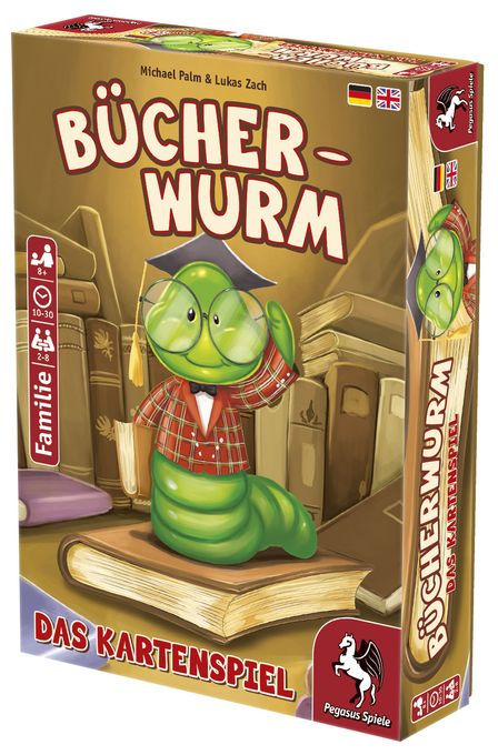 Kartenspiel bis zu 8 Spielern ab 8 Jahr(e) 18322G Bücherwurm - Das Kartenspiel 
