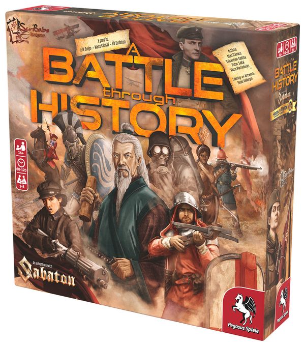 Brettspiel bis zu 5 Spielern ab 14 Jahr(e) 57702G A Battle through History 