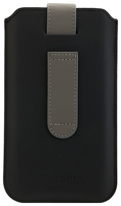 Ziehtasche für Jede Marke Apple iPhone 6 Plus/ Samsung N910 Galaxy Note 4  15465 (Schwarz) 