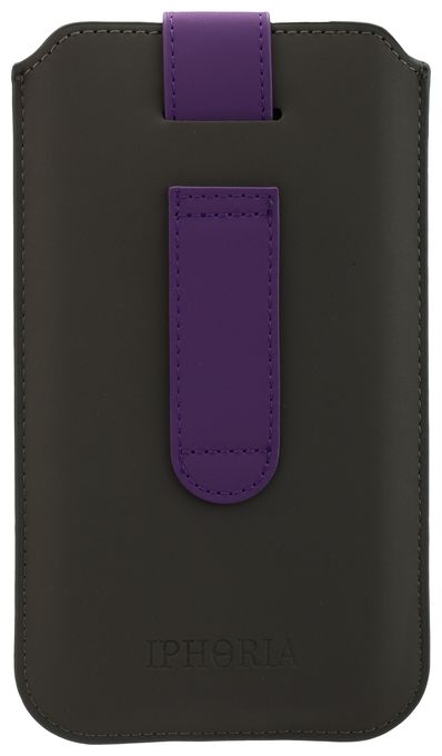 Ziehtasche für Jede Marke Apple iPhone 6 Plus/ Samsung N910 Galaxy Note 4  15468 Trend Case XXL (Grau) 