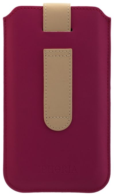 Ziehtasche für Jede Marke Apple iPhone 6 Plus/ Samsung N910 Galaxy Note 4  15469 (Magenta) 