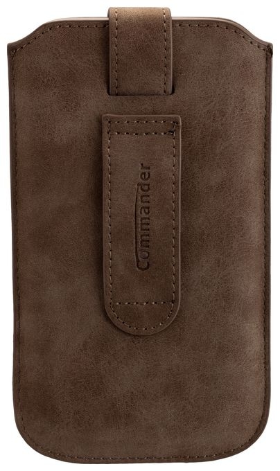 Beuteltasche für Jede Marke Samsung G935 Galaxy S7 Edge/ N910 Galaxy Note 4/ Apple iPhone 6 Plus  15545 Commander Milano (Grau) 