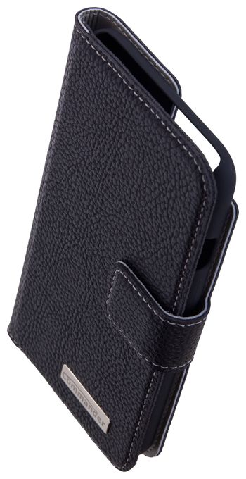 Folio für Apple iPhone 7  15690 Commander Book Case Elite (Schwarz) 
