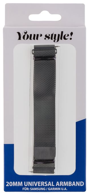 Armband 20 mm Milanaise 